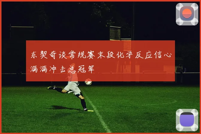东契奇谈常规赛末段化学反应信心满满冲击总冠军